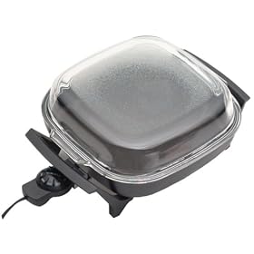 West Bend 72132 12-Inch Electric Skillet with Glass Cover