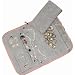Blitz Hot Pink Faux Crocodile Anti-Tarnish Jewelry Organizer