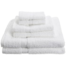Pike Street 100-Percent Egyptian Cotton 725-Gram 6-Piece Towel Set