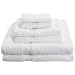 Pike Street 100-Percent Egyptian Cotton 725-Gram 6-Piece Towel Set, White