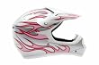 Youth Motocross Helmet ATV Dirt Bike MX Motorcycle Pink Flame, Small