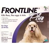 12 MONTH Frontline PLUS Blue for Dogs 23-44lbs. by Frontline Plus