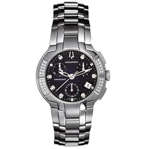 Accutron Men's 26E06 York Chronograph Diamond Watch