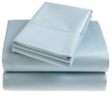 1,200-Thread-Count 100% Cotton Sateen Queen Sheet Set, Crystal