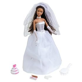Click here to buy Beautiful Bride Barbie Doll African American by Mattel.