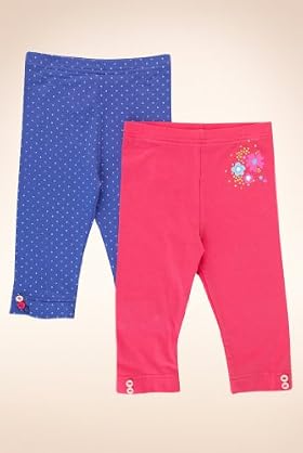2 Pack - Cotton Rich Assorted Leggings