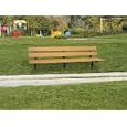 Engineered Plastic Systems TSLB6-IGM 6ft Trail Side Bench in Ceder with Steel Legs- INGROUND