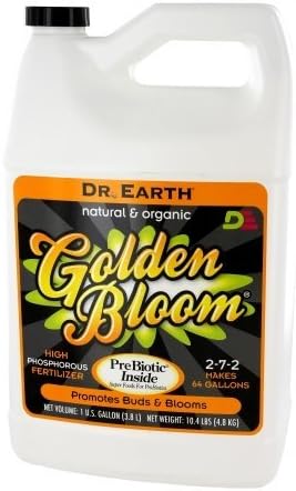 Dr Earth 9007 128 Oz Golden Bloom® High Phosphorus Fertilizer (Pack of 4)