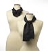 Solid Series Rectangular Silk Scarf - Black