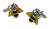 Onyx Designer Cufflinks - Busy Bee - For the Hunny Monster
