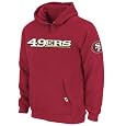 NFL San Francisco 49Ers Classic Heavyweight Hood II Adult Long Sleeved Hooded Fleece Pullover