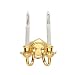 Dollhouse Miniature Double Candle Stratton Wall Sc