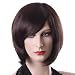 Songmics Nouvelle Perruque Femme Raide Droite Courte 24cm WFF133