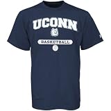 Russell Connecticut Huskies Navy Blue Basketball T-shirt