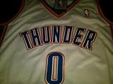 Authentic Russell Westbrook Adidas Oklahoma City Thunder Home White Jersey Size 54