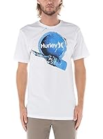 Nike Hurley Camiseta Manga Corta Paintitblue (Blanco)