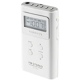 Sangean DT 180V AM/FM/TV Band Pocket Radio Sangean DT-180V AM/FM/TV Band Pocket Radio