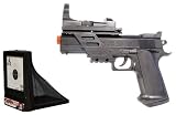 Colt MK IV Spring - Action Air Pistol with Rail Red Dot Sight and Mesh Target