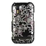 Motorola Photon 4G/MB855 Protector Case Phone Cover - Black Skull