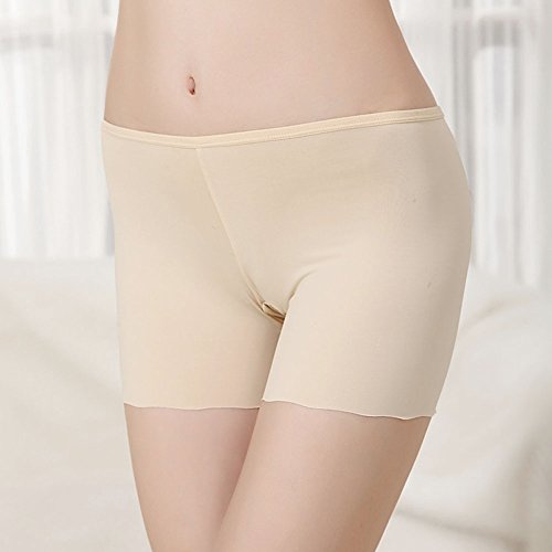 Vktech® Sexy Women Seamless Leggings Boxer Shorts Safety Pants Underwear (Skin-color)