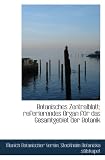 Botanisches Zentralblatt; referierendes Organ für das Gesamtgebiet der Botanik - Munich Botanischer Verein