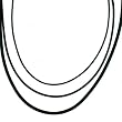 Necklace Black Rubber Cord Set 3 For Pendant 1mm, 1.5mm, 3mm Diameter 18" SALE Necklace Black Rubber Cord Set 3 For Pendant 1mm, 1.5mm, 3mm Diameter 18" SALE