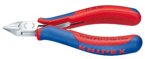 KNIPEX 77 32 115 Electronics Diagonal Cutter Comfort Grip