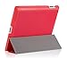 i-Blason 5th Generation i-Folio Slim Hard Shell Stand Case Cover for Apple iPad Air (iPad5-iFolio-Red)