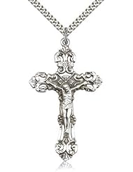Crucifix Pendant, Sterling Silver