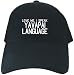 CAPS BLACK EMBROIDERY  LOVE ME , I SPEAK YAVAPAI LANGUAGE 