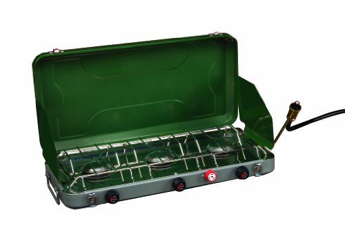 Century Matchless 3-Burner Propane Stove - Dark Green