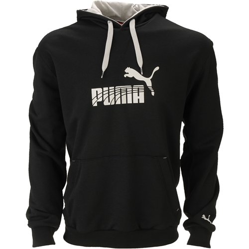 PUMA No. 1 Logo Hoodie (Nvy/Yel)