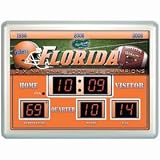 Florida Gators Clock - 14''x19'' Scoreboard