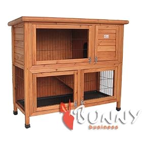 41" Double Decker Rabbit / Guinea Pig Hutch Hutches BB-41-DDL-11