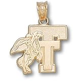 Texas Tech University Horse/Rider TT 1/2 Pendant (14kt)