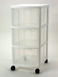 3 Drawer Mini Chest (White) (26.18H x 12.125W x 14.375D)