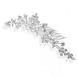 41PNwINORKL. SL160  Bling Jewelry Rhinestone Crystal Wildflower Princess Bridal Tiara Comb