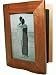 2-in-1 Oak Wood Photo Frame & Album That Opens Book Style 4x6