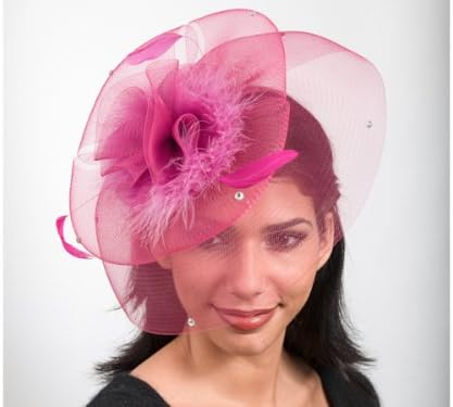 Fascinators Cocktail Hat - 5620c (Fuchsia)