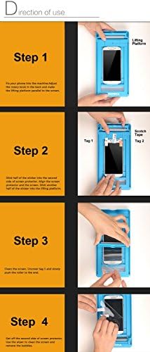 LEAPCAMA® Remax Automatic Screen Protector Attach Machine for iPhone 4/4s iPhone 5/5s/5c iPhone 6/ 6 plus Samsung Galaxy S2/3 (automatic screen protector attach machine)