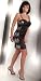 Black Cocktail Dress Black Satin Cocktail Dress with Sparkling Sides (12)