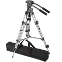 Ravelli AVTP Professional 75mm Video Camera Tripod with Fluid Drag Head