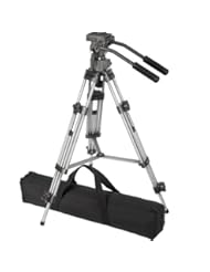 Photography: Ravelli AVTP Professional 75mm Video Camera Tripod with Fluid Drag Head - Ravelli