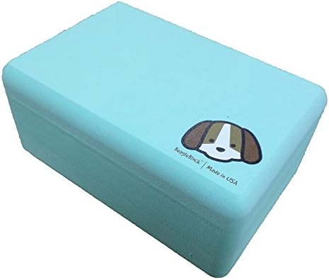 BeagleBlockTM Yoga Block (Mint Green, 9" x 6" x 3")
