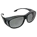 Solar Shield Fits Over Sunglasses Gray