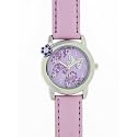 DDP - 4018701 - Montre Fille - Quartz Analogique - Bracelet en Cuir Violet