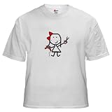 Girl Hair Dryer Hobbies White T-Shirt by CafePress