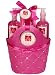 Morgan Avery Bath and Body Satin Rhinestone Bag Gift Set, Rose