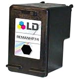 HP 74 Black Remanufactured CB335WN Inkjet Cartridge by LD Products
