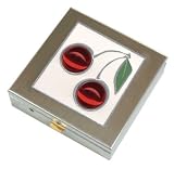 White Cherries Vitamin Case Large